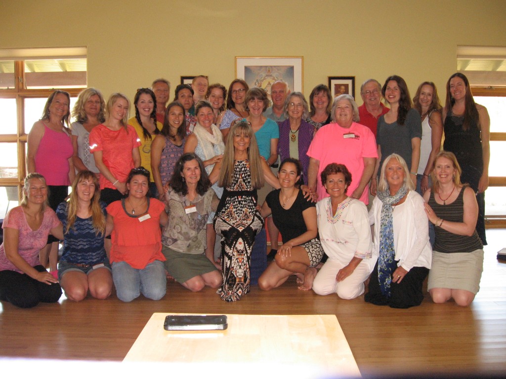 Taken at the end of Sue Frederick's Bridges to Heaven Grief Healing Workshop. Look at the radiant faces of the attendees!